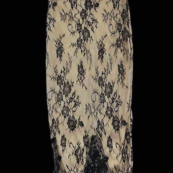 Evening Chantilly Lace Maxi Skirt - Picture 2 of 8